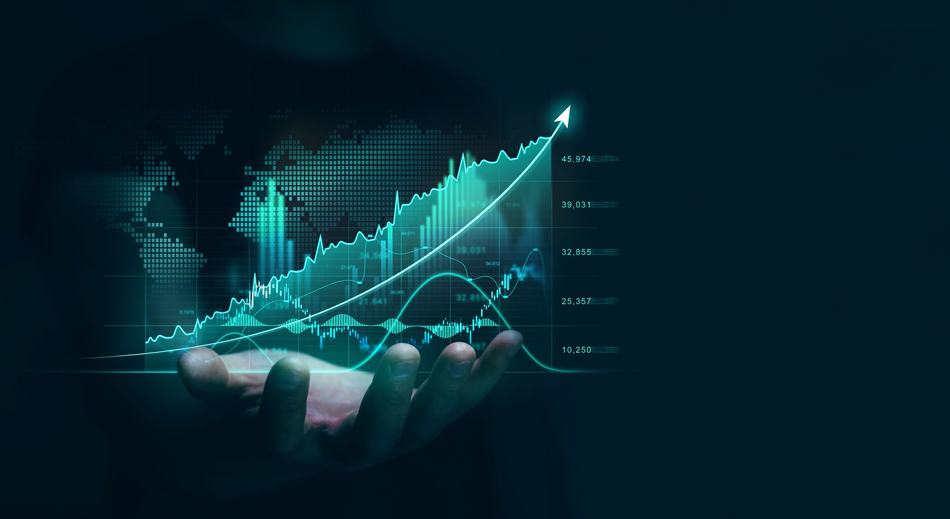 Financial management strategy for business growth.Business strategy development and growing growth plan.	
Graph and chart. Investment of growth on currency rate.